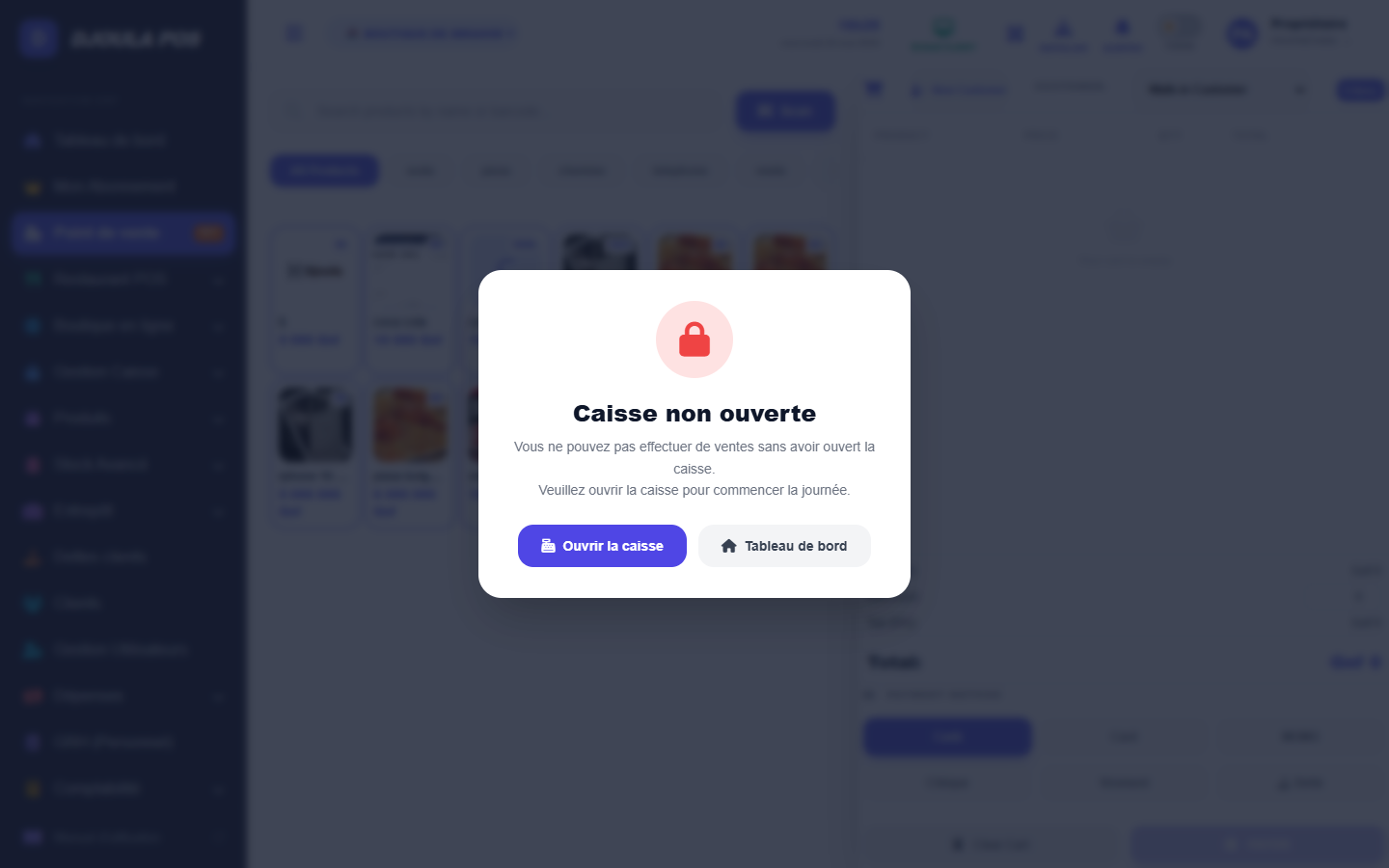 Interface POS